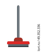 Wiper vector in flat style. Equipment and tools for maintenance of cleanliness in the house. Illustration for housekeeping, cleaning concepts, applications icons, web design. Isolated on white. Wiper Vector Illustration in Flat Style Design  . Wiper Vector Illustration in Flat Style Design  . Стоковая иллюстрация, агентство Ingram Publishing / Фотобанк Лори
