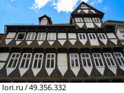 Quedlinburg city facades in Harz Germany. Quedlinburg city facades in Harz of Saxony Anhalt Germany. Стоковое фото, агентство Ingram Publishing / Фотобанк Лори