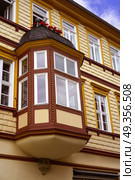 Wernigerode facades in Harz Germany Saxony. Wernigerode facades in Harz Germany at Saxony Anhalt. Стоковое фото, агентство Ingram Publishing / Фотобанк Лори