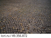 Frankfurt mosaic cobblestone street soil pavement paving in Germany. Frankfurt mosaic cobblestone street soil pavement. Стоковое фото, агентство Ingram Publishing / Фотобанк Лори