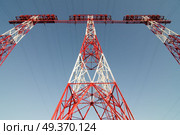 high-voltage power lines. Стоковое фото, агентство Ingram Publishing / Фотобанк Лори