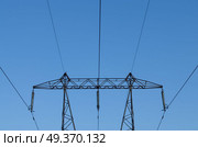 high-voltage power lines. Стоковое фото, агентство Ingram Publishing / Фотобанк Лори