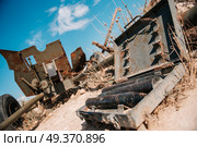 Soviet semiautomatic anti-tank gun caliber 45 mm. Стоковое фото, агентство Ingram Publishing / Фотобанк Лори