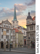 beautiful old streets of Prague. Czech Republic. Стоковое фото, агентство Ingram Publishing / Фотобанк Лори
