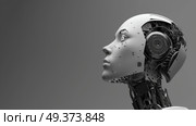 Girl android portrait. Стоковое AI-изображение, AI-художник Anastasy Yarmolovich / Фотобанк Лори