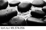 Grey wet pebbles background wallpaper. Grey wet pebbles background. Стоковое фото, агентство Ingram Publishing / Фотобанк Лори