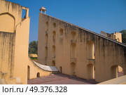 Jantar Mantar - the observatory, built in 1727-1734 gg. Rajput by Maharaja Sawai Jai Singh in which he founded shortly before the city of Jaipur. Стоковое фото, агентство Ingram Publishing / Фотобанк Лори
