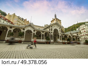 old streets in the Czech city of Karlovy Vary. Стоковое фото, агентство Ingram Publishing / Фотобанк Лори