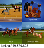 Equestrian Sport Design Concept. Стоковая иллюстрация, агентство Ingram Publishing / Фотобанк Лори