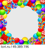 Colorful Lollipops Background. Стоковая иллюстрация, агентство Ingram Publishing / Фотобанк Лори