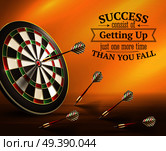 Success smart quotes with ups and downs symbols realistic vector illustration. Success Quotes Illustration. Стоковая иллюстрация, агентство Ingram Publishing / Фотобанк Лори