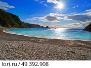 Playa del Silencio in Cudillero Asturias from Spain. Стоковое фото, агентство Ingram Publishing / Фотобанк Лори