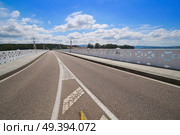 La Toja Toxa island bridge in Pontevedra of Galicia spain. Стоковое фото, агентство Ingram Publishing / Фотобанк Лори