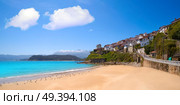 Lastres Colunga village in Asturias of Spain. Стоковое фото, агентство Ingram Publishing / Фотобанк Лори