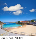 Llanes El Sablon beach in Asturias of Spain. Стоковое фото, агентство Ingram Publishing / Фотобанк Лори