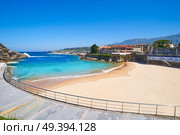 Llanes El Sablon beach in Asturias of Spain. Стоковое фото, агентство Ingram Publishing / Фотобанк Лори