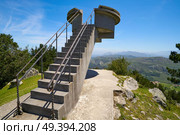 Mirador del Fitu viewpoint Fito in Asturias of Spain. Стоковое фото, агентство Ingram Publishing / Фотобанк Лори