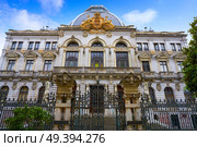 Oviedo Junta General Principado building in Asturias of Spain. Стоковое фото, агентство Ingram Publishing / Фотобанк Лори
