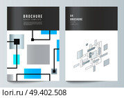 The vector layout of A4 format modern cover mockups design templates for brochure, flyer, booklet, annual report. Abstract polygonal background, colorful mosaic pattern, retro bauhaus de stijl design. The vector layout of A4 format modern cover mockups design templates for brochure, flyer, booklet, annual report. Abstract polygonal background, colorful mosaic pattern, retro bauhaus de stijl design. Стоковая иллюстрация, агентство Ingram Publishing / Фотобанк Лори