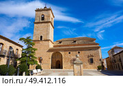 Church El Toboso village of don Quijote Dulcinea in toledo of La Mancha Spain. Стоковое фото, агентство Ingram Publishing / Фотобанк Лори