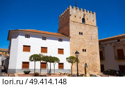San Clemente village in Cuenca at Castile La Mancha by Saint James Way of levante. Стоковое фото, агентство Ingram Publishing / Фотобанк Лори