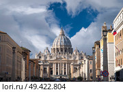 Papal Basilica of Saint Peter in the Vatican. Стоковое фото, агентство Ingram Publishing / Фотобанк Лори