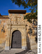 Saint Cecilio church in Granada plateresque and renaissance in Andalusia. Стоковое фото, агентство Ingram Publishing / Фотобанк Лори