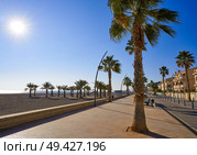 Santa Pola Tamarit beach in Alicante of Spain at Costa Blanca. Стоковое фото, агентство Ingram Publishing / Фотобанк Лори