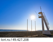 Santa Pola Playa Lisa beach in Alicante of Spain at Costa Blanca. Стоковое фото, агентство Ingram Publishing / Фотобанк Лори