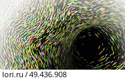 Wide format abstract background, optical illusion of gradient effect. Stipple effect. Rhythmic noise particles. Grain texture. Full HD wallpaper with colorful strokes. Vector EPS10 with transparency. widescreen background, grain texture, vector abstract illustration. Стоковая иллюстрация, агентство Ingram Publishing / Фотобанк Лори