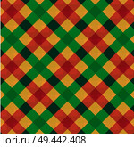 Plaid kitchen vector seamless pattern. Стоковая иллюстрация, агентство Ingram Publishing / Фотобанк Лори