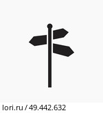 signpost vector icon. Стоковая иллюстрация, агентство Ingram Publishing / Фотобанк Лори