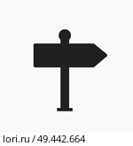 signpost vector icon. Стоковая иллюстрация, агентство Ingram Publishing / Фотобанк Лори