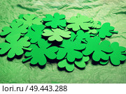 Clovers background about a saint patrick’s day theme                              . Стоковое фото, агентство Ingram Publishing / Фотобанк Лори