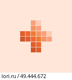 Orange monochromatic color plus design. Стоковая иллюстрация, агентство Ingram Publishing / Фотобанк Лори