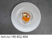 Top view of Beautiful and tasty gourmet food. Стоковое фото, агентство Ingram Publishing / Фотобанк Лори
