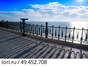 Tarragona Balcony of Europe at sunrise in Catalonia. Стоковое фото, агентство Ingram Publishing / Фотобанк Лори