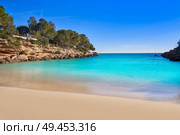 Cala Calafato Ametlla de mar beach in Costa dorada of Tarragona Catalonia L’ametlla. Стоковое фото, агентство Ingram Publishing / Фотобанк Лори