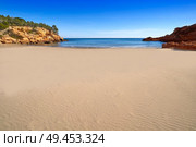 Ametlla L’ametlla de mar Cala Forn beach in Costa dorada of Tarragona in Catalonia. Стоковое фото, агентство Ingram Publishing / Фотобанк Лори