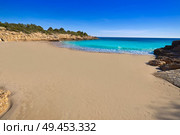 Ametlla de mar Cala Vidre beach in Costa dorada of Tarragona in Catalonia L’ametlla. Стоковое фото, агентство Ingram Publishing / Фотобанк Лори