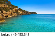 Ametlla L’ametlla de mar beach illot in Costa dorada of Tarragona in Catalonia. Стоковое фото, агентство Ingram Publishing / Фотобанк Лори