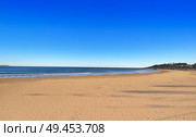 Platja de La Pineda beach in Vila-Seca of Tarragona at Catalonia. Стоковое фото, агентство Ingram Publishing / Фотобанк Лори