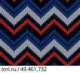 Seamless vector knitted texture. Стоковая иллюстрация, агентство Ingram Publishing / Фотобанк Лори