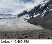 Athabasca Glacier, Icefields Parkway, Jasper, Alberta, Canada. Стоковое фото, агентство Ingram Publishing / Фотобанк Лори