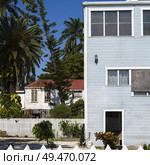 Fa?ade of a house, Ambergris Caye, San Pedro, Northern Belize, Belize. Стоковое фото, агентство Ingram Publishing / Фотобанк Лори
