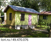 Traditional houses, San Ignacio, Belize. Стоковое фото, агентство Ingram Publishing / Фотобанк Лори
