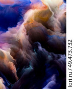Gas Giant Atmosphere. Impossible Planet series. Composition of vibrant flow of hues and gradients for subject of art, creativity and design. Стоковое фото, агентство Ingram Publishing / Фотобанк Лори