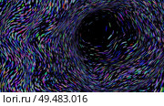 Colourful simple abstract background, wavy effect. Stipple effect. Rhythmic noise particles. Grain texture. Wallpaper with colorful strokes. Wall interior design, lockscreen, pattern for package. Colourful simple abstract background, grain texture, vector. Стоковая иллюстрация, агентство Ingram Publishing / Фотобанк Лори