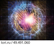 Elements of Cosmos series. Artistic abstraction composed of space and stars on the subject of mathematics, science, education and modern technology. Стоковое фото, агентство Ingram Publishing / Фотобанк Лори