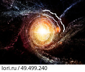 Elements of Cosmos series. Composition of space and stars suitable as a backdrop for the projects on mathematics, science, education and modern technology. Стоковое фото, агентство Ingram Publishing / Фотобанк Лори